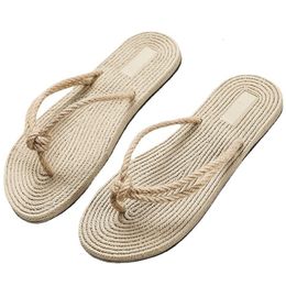 Slippers Mode Zomer Stro Sandalen Flip Flop el Dames Schoenen Lndoor Outdoor FlipFlops Strand Platte Slides 230704