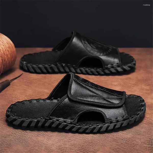 Zapatillas Piso Fondo Suave Zapatillas Tamaño 42 Oficina Hombres Zapatos Casa Sandalias Deporte Corredor Cesta Diseño Diferente