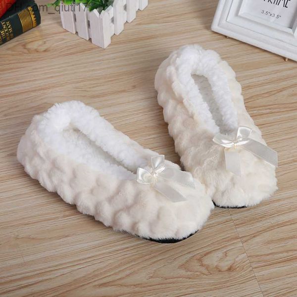 Pantoufles Fluffy Femmes Sol Slider Femmes Chaussures D'hiver Épais Fourrure Artificielle En Peluche Antidérapant Semelles Grip Mignon Et Intéressant Intérieur Maison Chaussures Z230805