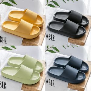 Slippers for Men Femmes Couleur solide Hots Low Soft Black Blancs Light Sea Green Multi Walking Mens Femmes Chaussures Trainers Gai