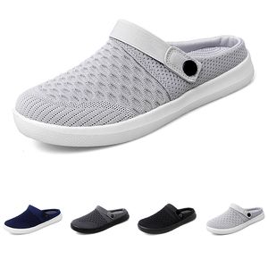 Slippers voor heren dames Effen kleur hots laag softs zwart wit koningsblauw Multi walking heren damesschoenen trainers GAI