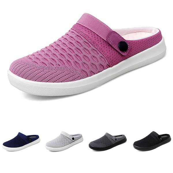 Pantoufles pour hommes femmes couleur unie Hots bas doux noir blanc blanchi amande Multis marche hommes femmes chaussures formateurs GAI sport GAI