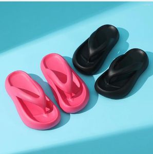 Slippers for Women Summer Flip-flop à la mode à la mode à semelle épaisse
