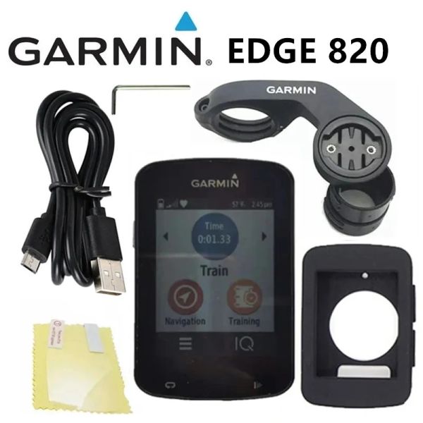 Slippers Garmin Edge 820 GPS La montre d'ordinateur de vélo prend en charge plusieurs langues à travers le monde Original No Box