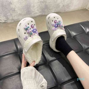 Slippers Hele Set Hot Koop DIY Schoenen Charmes voor Croc Leuke Cartoon HandGemaakte Charms Designer Kwaliteit Tuin Schoen Decoratie Meisje