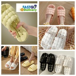 Slippers thuisschoenen gai glijbaan slaapkamer doucheruimte warme pluche living room softs comfort slijtage katoenen slippers ventilates vrouw heren zwart roze blanken