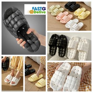 Slippers thuisschoenen gai dia slaapkamer doucheruimten warme pluche living kamers zachte comfort slijtage katjes slippers ventilates vrouw mannen zwart roze wit