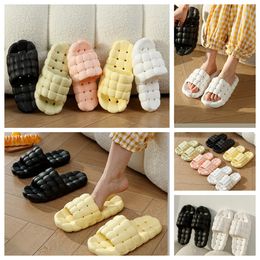 Slippers Home Schoenen GAI Slide Slaapkamers Doucheruimte Warm Pluche Woonkamers Zacht Dragen Katoenen Pantoffel Ventileren Vrouw Heren roze wit