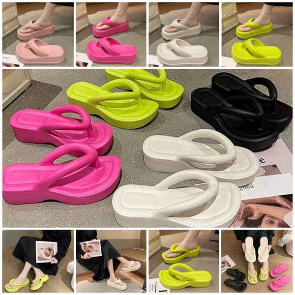 Pantoufles Accueil Chaussures Slide Salle de bain Chambre Salle de douche Vie chaude Chaussons doux Ventiler Femmes Hommes blanc jaune noir blanc rose tongs