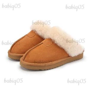 Zapatillas Venta caliente estilo de diseño clásico 51250 zapatillas para mantener el calor zapatillas de nieve de piel de oveja de cabra zapatillas de hombre y mujer babiq05