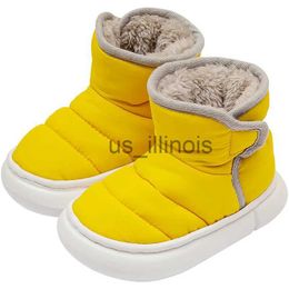 Pantoufles ICEY KIKO hiver enfants chaussures pantoufles pour la maison bascule enfants garçon vers le bas chaud imperméable anti-dérapant intérieur en peluche chaussure de sol J231108