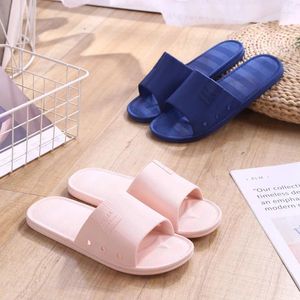 Zapatillas de estilo japonés para el hogar para mujeres antideslizantes fondo suave baño zapatos de baño hombres y mujeres parejas interior S