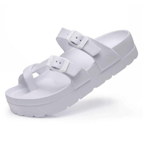 Pantoufles Kidmi talon femmes plate-forme sandales mode EVA sous-vêtements support boucle réglable plage glisser H2403281I99