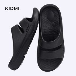 Pantoufles Kidmi chaussures plates pour femmes nouvelles sandales orthopédiques support arqué curseur nuage doux salle de bain maison douche H240328