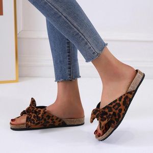 Zapatillas Sandalias de leopardo Torridity Sexy Fahion Mujeres Open Toe Casual Shoes Ladies Summer Outdoor Beach Flops Mujer