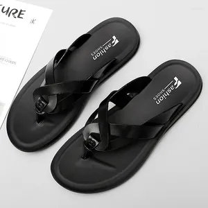 Slippers Mazefeng Brand 2024 Arrivée Summer Men Flip Flops High Quality Beach Sandals Anti-Slip Zapatos Hombre Casual Chores Wholesale
