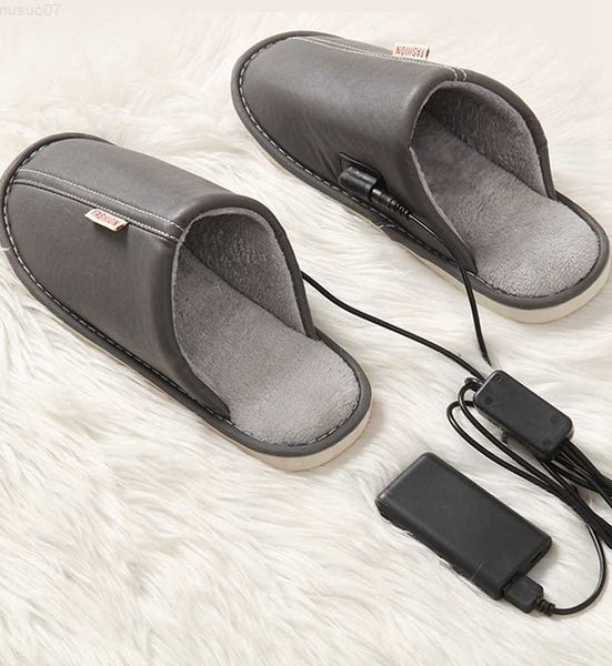 Zapatillas Hombre Zapatillas con calefacción Botas de calefacción eléctrica Zapatillas de calentamiento rápido Mujeres Hombres Carga USB Zapatos de calefacción eléctrica Regalos de Navidad L230718