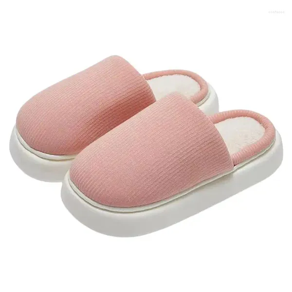 Zapatillas Hombre Slip Ons Antideslizante Látex Pies Pareja Casa para Amigos Familias Felpa