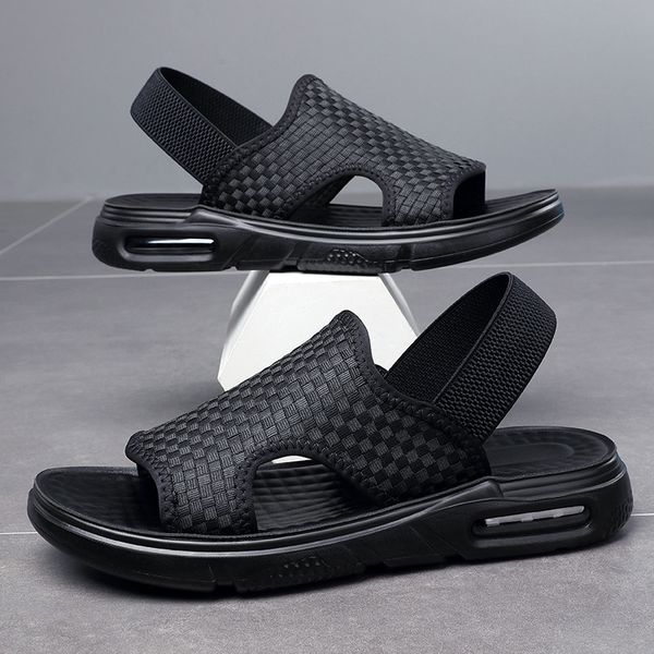 Zapatillas Hombre Verano Casual Deporte Al Aire Libre Playa Vacaciones Moda Coreana Cojín De Aire Zapatos Masculinos Ligeros Cómodos Caminar 230511