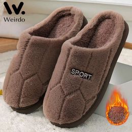 Slippers Mannen Winter Warm Bont Koppels Huis Antislip Zachte Schoenen Vrouwen Comfort Platte Hak Thuis Indoor Slaapkamer Zapatillas Casa mujer 231219