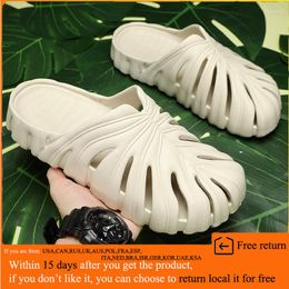 Slippers Monstera Slippers voor Heren Zomer Dames Outdoor Eva Soft Forest Camping Trend Unisex Strandschoenen Thuis