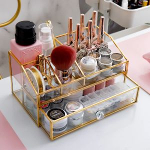 Pantoufles Nail Art Tools Rangement Boîte de rangement cosmétique Rangement Nail Gel Rack Polish accessoires ACCESSOIRES DU TIRER BOX DÉCORT