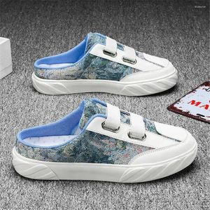 Pantoufles Sandales antidérapantes bleu marine bleu marine pour les hommes d'été Tendance Chaussures House Man Sneakers Sports Collection de sports