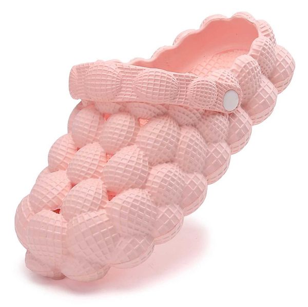 Zapatillas Nuevo sliver de dos usos de doble uso adecuado para mujeres sandalias de burbujas de verano con calzado de masaje familiar de celebridades de Internet H2403253