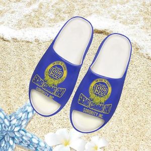 Pantoufles NOPERSONALITY SIGMA GAMMA RHO SANDALS SUMME 2024 FOOSTES DES FEMMES COMFY HOME RACHEMENT RETROH