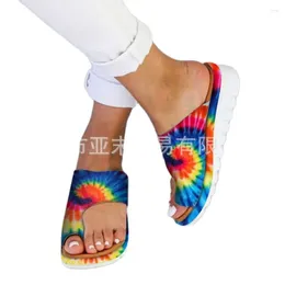 Slippers OKKDEY 2024 Spring en zomer teen plus size sandalen damesschoenen