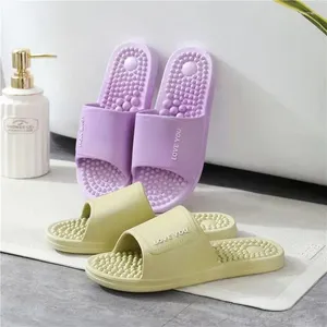 Slippels roze platte zomerslijbanen badkamer schoenen voor vrouwen 2024 sandalen groene vrouw open teen lage pric nieuwste zomer met doos sz 36-45