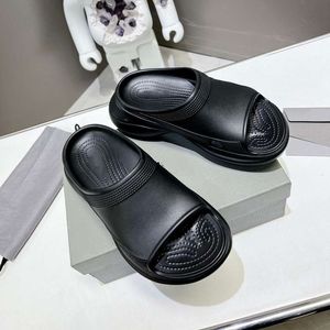 Slippers pool vrouwen mannen sandalen vaste dikke zool rubberschuimglijbaan strandschoenen zomer sporten casual hoge hakken flip flops schuifregelaar b6