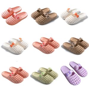 Slippels Product zomergroene nieuwe vrouwen voor ontwerper witte roze oranje baotou plat bodem boog slipper sandalen mode damesglaasjes gai outdoor schoenen s ae dcf s