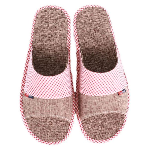 Hausschuhe, hochwertige rutschfeste Sommerschuhe für Damen, atmungsaktiv, weiches Obermaterial, japanischer Stil, Sandalen, TPR-Gummisohle, Paarschuhe