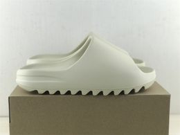 Zapatillas Sandalias Agrega Originales Ye Slide Bone White Zapatillas deportivas de moda Zapatos de diseñador unisex Zapatos al aire libre originales