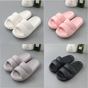 Slippers Sandalen Glijsandaal Pantoffel Phantom Zwart zomer Thuis zachte zolen Dikke groene cosmetische Grafiet Limoen Hakken Platte hak Slippers GAI Dames Streep