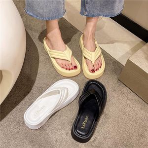 Slippels schoenen rubber slippers lage Hawaiiaanse hoef hakken Rome stof romeslippers