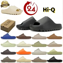Nuevas zapatillas de zapatillas Sandalias Slides Diapositivos Slides Slides Slider Mens Dhgate Fashion Shoe With Box Bone White Resin Sand Beach Men Womens Ye 36.5-48.5