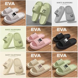 Slippers Eenvoudig Paar Massage Damespantoffels Zachte bodem EVA Effen Kleur Thuis Badkamer Dames Slippers Antislip Stinkende Heren Slieklfasdjk