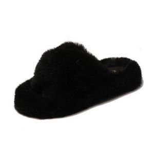 Slippels schuip schoenen schoenen schoen huis casual fuzzy slippers zachte comfort schattige winter bont maggie s walker lente drop levering ac dhkdo