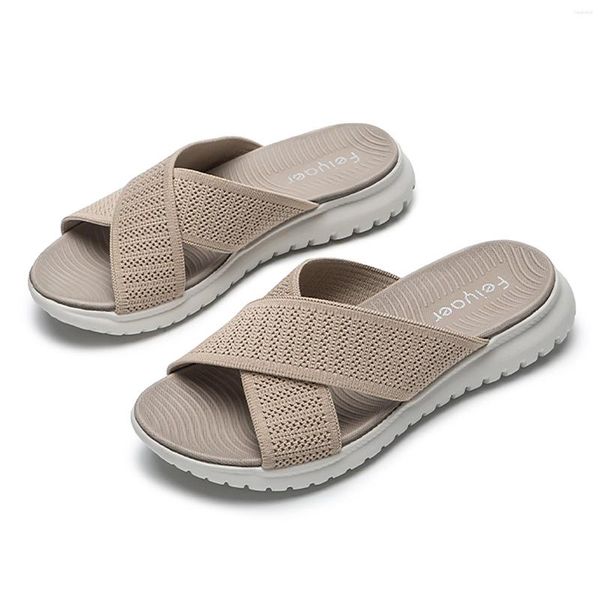 Zapatillas Zapatilla Para Mujer Sandalias Cómodas De Verano Zapatos Bohemias Sandalias De Agua Informales Deportivas Talla De Mujer 6