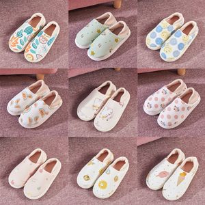 Slippers Soft Bottom Winter Breens Womens Nonslip Fruit Cotton Coton Slippers Home Postpartum Grand Taille Coton Slippers Taille 36-41 GAI-45 TENDANTS
