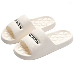Slippers Soft Home for Men and Women Color Color Flip Flops Sandals Sandals Couple Summer Summer Flat Shoes El Eva