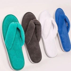 Zapatillas Soft Winter El Hombres Mujeres Viajes Desechables Algodón Flip-Flops Inicio Hospitalidad SPA Invitado Diapositivas