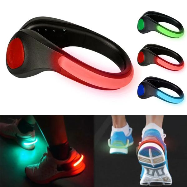 Slippers Sports Running Safety Usb LED chaussures Clip Luminal Luming Light Reflective Noslip Clips brillant pour les coureurs Joggeurs Cyclistes Riding