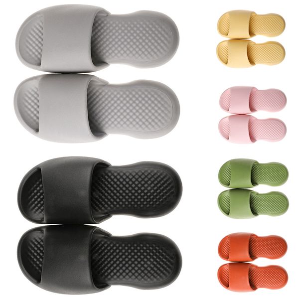 Slippers Summer Designer and Automn Chores Breathable Antisiskid Supple Yellow Kaki Orange Green Hotels plages Gai AUTRES PLAIS SHIPPERS Taille 36-45 914