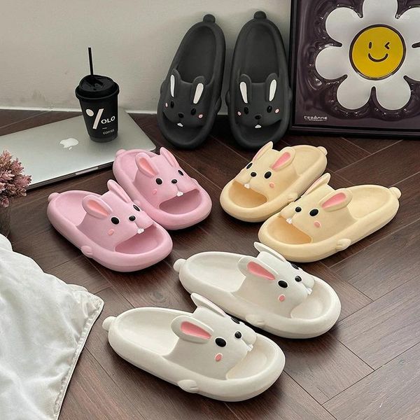 Slippers Summer Kids Femmes Eva Sandales Softs Sandales mignonnes Cartoon Girl Chaussures non glissées Baotou Home Slipper Platform Flip Flops