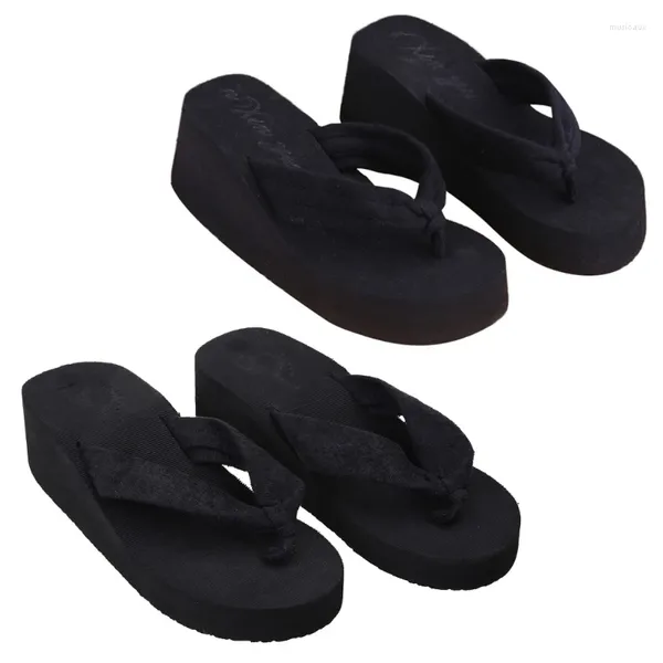 Slippers Summer Soft Women Sandals Thong Flip Flops Plateforme plage