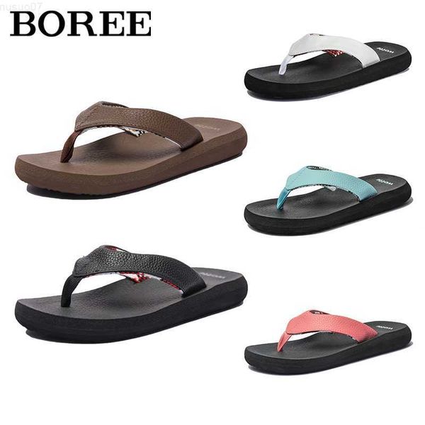 Zapatillas de verano para mujer, esterilla de yoga, chanclas, antideslizantes, zapatos suaves para el hogar, zapatillas de playa informales para mujer al aire libre, sandalias para mujer, talla 44 L230725