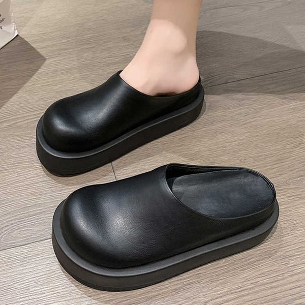 Zapatillas de verano para mujer, sandalias con plataforma de 3cm, zuecos para exteriores, masaje de calle, zapatos informales para interior y hogar para mujer